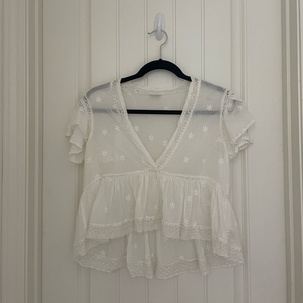 Ariztia Sunday Best Babydoll Blouse